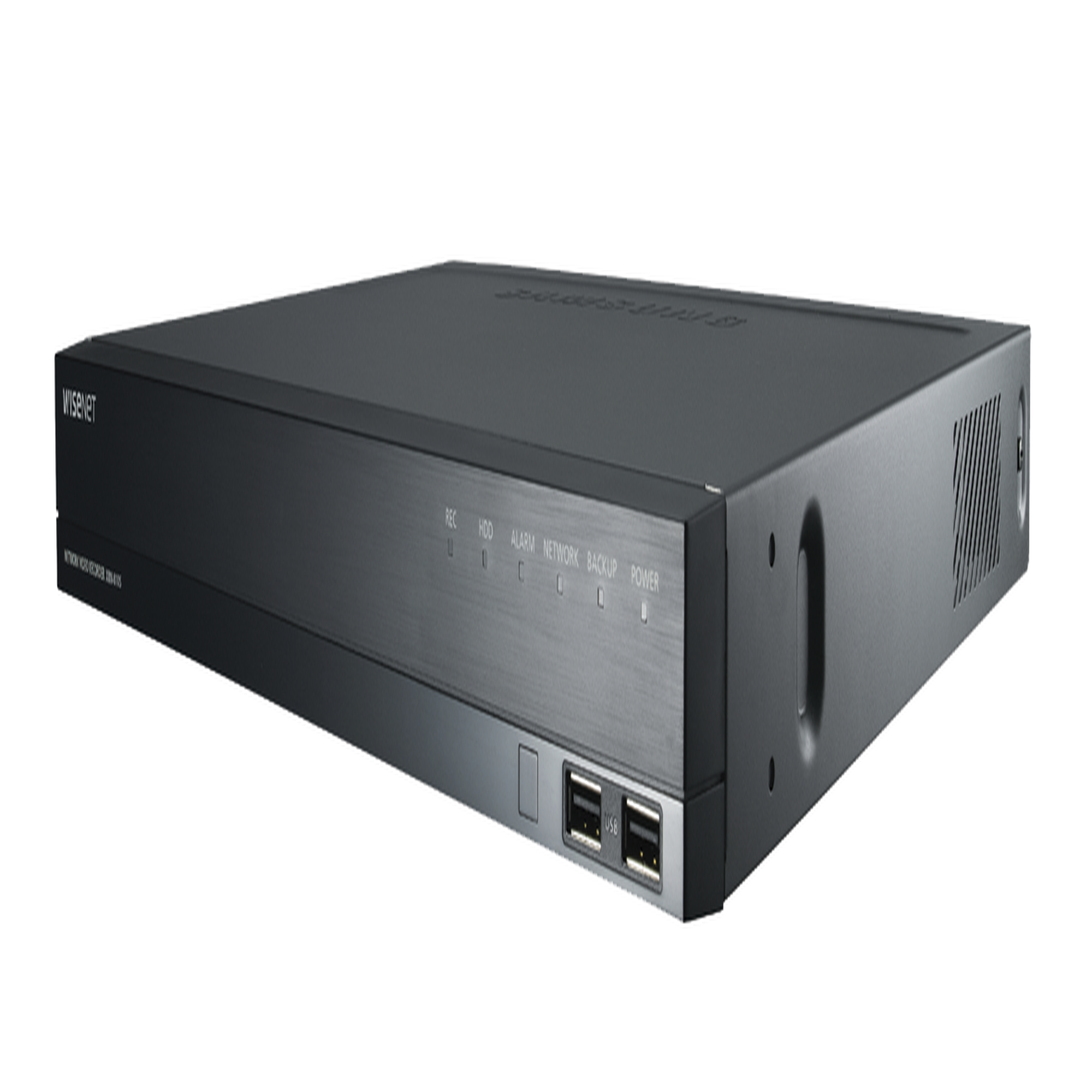 NVR 32 Megapíxel / 8 canales / 8 puertos PoE+ / H.265 & WiseStream / P2P Wisenet / Entradas y Salidas de Alarma NVR 32 Megapíxel / 8 canales / 8 puertos PoE+ / H.265 & WiseStream / P2P Wisenet / Entradas y Salidas de Alarma